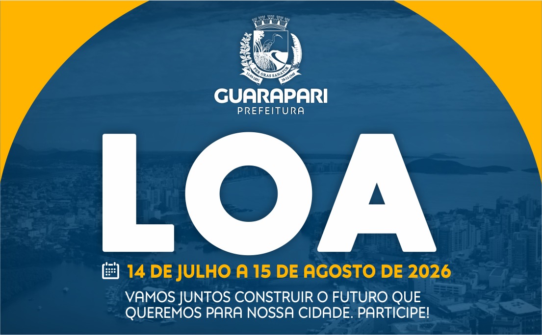 Banner LOA 2027 - Prefeitura de Guarapari